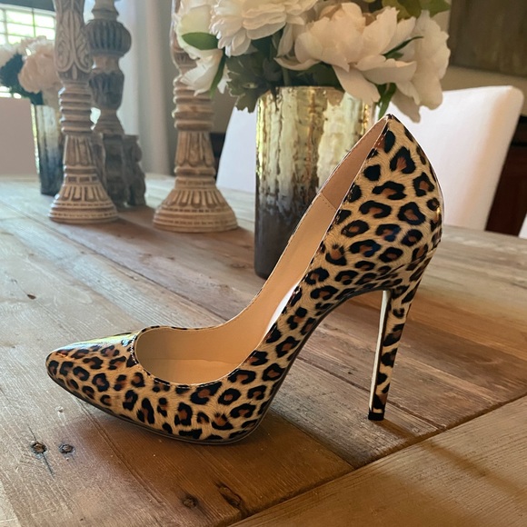 Leopard Print Heels - Picture 4 of 8